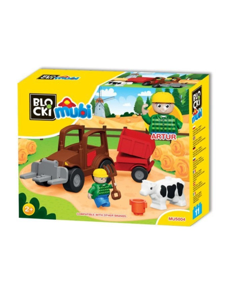 MU5004,Blocki mubi, Aventura la ferma, 11 piese