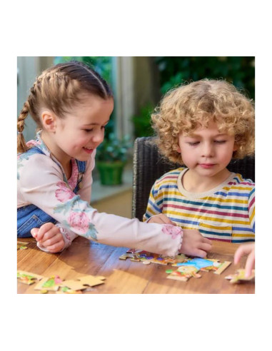 ORWPR004,Cutie puzzle x 4 Peter Rabbit