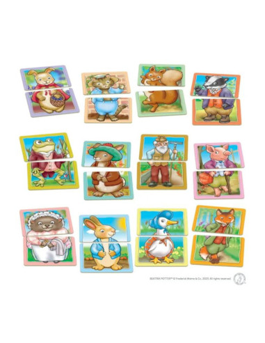 ORWPR001,Joc Educativ 2 in 1 Peter Rabbit