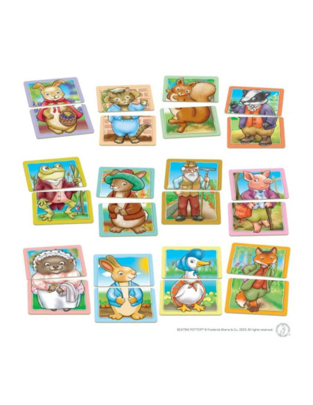 ORWPR001,Joc Educativ 2 in 1 Peter Rabbit