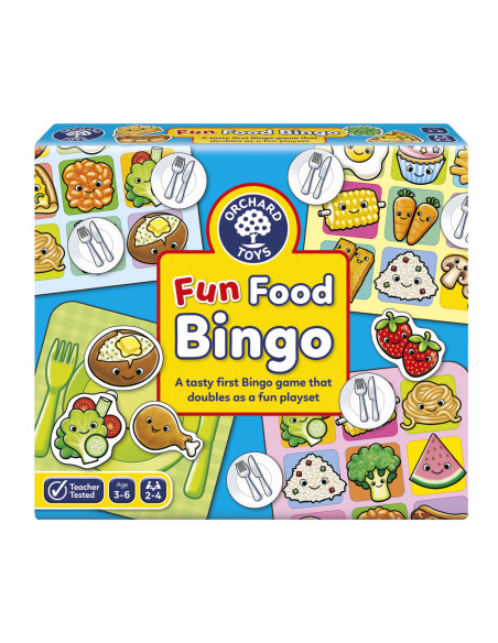 OR128,Joc Educativ Bingo Distractiv cu Alimente