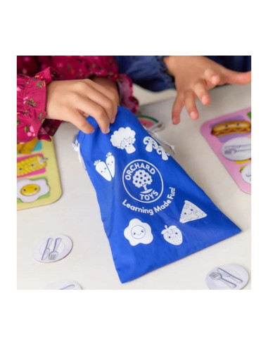 OR128,Joc Educativ Bingo Distractiv cu Alimente