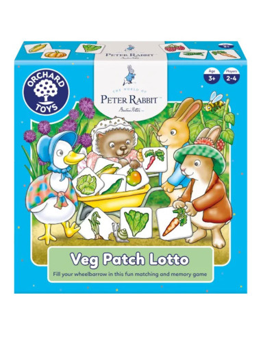 ORWPR005,Joc educativ Loto Gradina Cu Legume Peter Rabbit