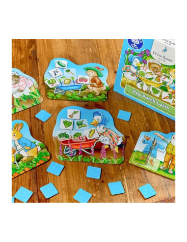 ORWPR005,Joc educativ Loto Gradina Cu Legume Peter Rabbit