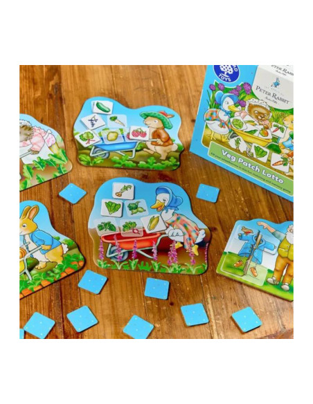 ORWPR005,Joc educativ Loto Gradina Cu Legume Peter Rabbit