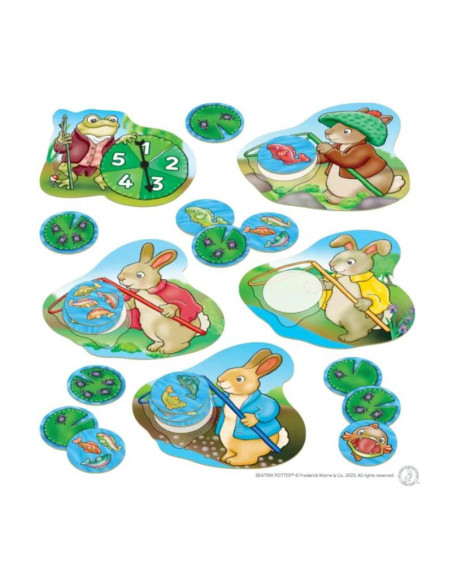ORWPR003,Joc Educativ Pescuieste si Numara Peter Rabbit