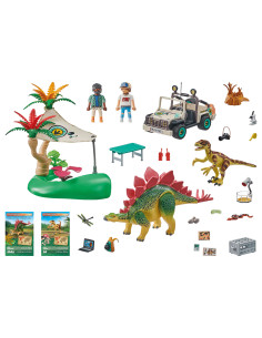 PM71523,Playmobil-TABARA DE CERCETARE CU DINOZAURI 2