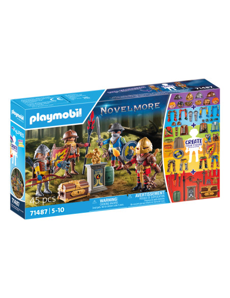 PM71487,Playmobil-CREEAZA PROPRIA FIGURINA CAVALERII NOVELMORE PM71487,Playmobil-CREEAZA PROPRIA FIGURINA CAVALERII NOVELMORE