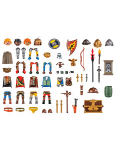 PM71487,Playmobil-CREEAZA PROPRIA FIGURINA CAVALERII NOVELMORE 2