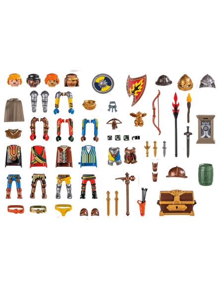 PM71487,Playmobil-CREEAZA PROPRIA FIGURINA CAVALERII NOVELMORE PM71487,Playmobil-CREEAZA PROPRIA FIGURINA CAVALERII NOVELMORE
