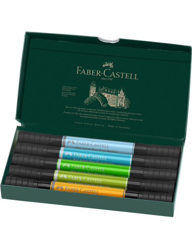 FC162008,Pitt artist pen dual marker set 5 buc animals faber-castell FC162008,Pitt artist pen dual marker set 5 buc animals faber-castell