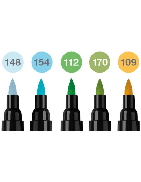 FC162008,Pitt artist pen dual marker set 5 buc animals faber-castell FC162008,Pitt artist pen dual marker set 5 buc animals faber-castell