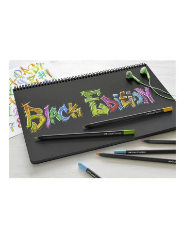 FC116497,Display concept creioane colorate black edition 2024 faber-castell