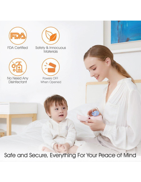S6-R,Mini sterilizator UV (Roz)