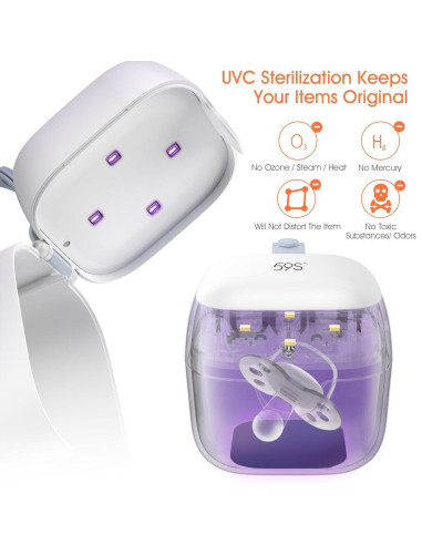 S6-R,Mini sterilizator UV (Roz)
