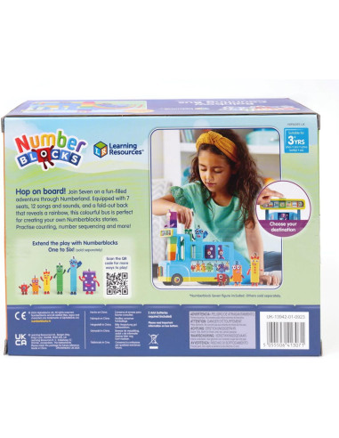 HM96092-UK,Joc de rol - Numberblocks® si autobuzul curcubeu