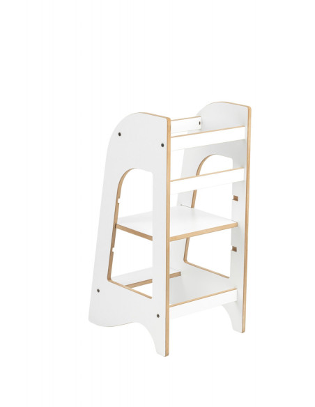 UP-Mtyz_kuleMDFalb,Turn de invatare MamaToyz Learning Tower din MDF, Alb