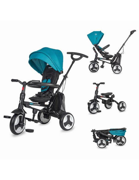320012830,Tricicleta ultrapliabila Coccolle Spectra Turquoise Tide