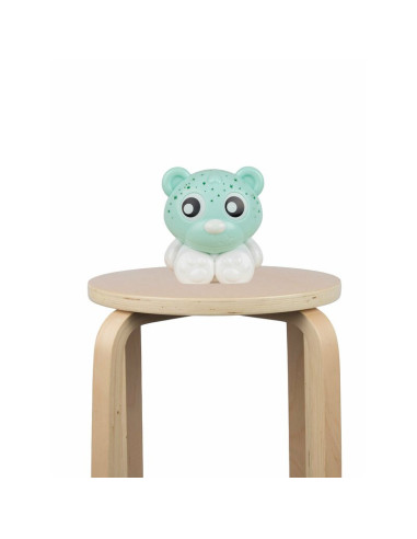 BN-188118,Lampa de veghe si proiector, Playgro, Cu 30 de minute de proiectii, Cu 2 culori, Portabila, Mint & White