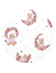 BN-6426972025065,Protectie textila, MimiNu, Pentru carucior, scaun auto si scaun de bicicleta, Cu perna Butterfly, Materiale cer 2