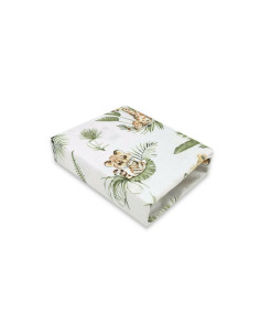 BN-6426972025133,Lenjerie pat junior cu 3 piese, Qmini, Cu cearceaf 160x80 cm, Din bumbac certificat Oeko Tex Standard 100, Cu p 2