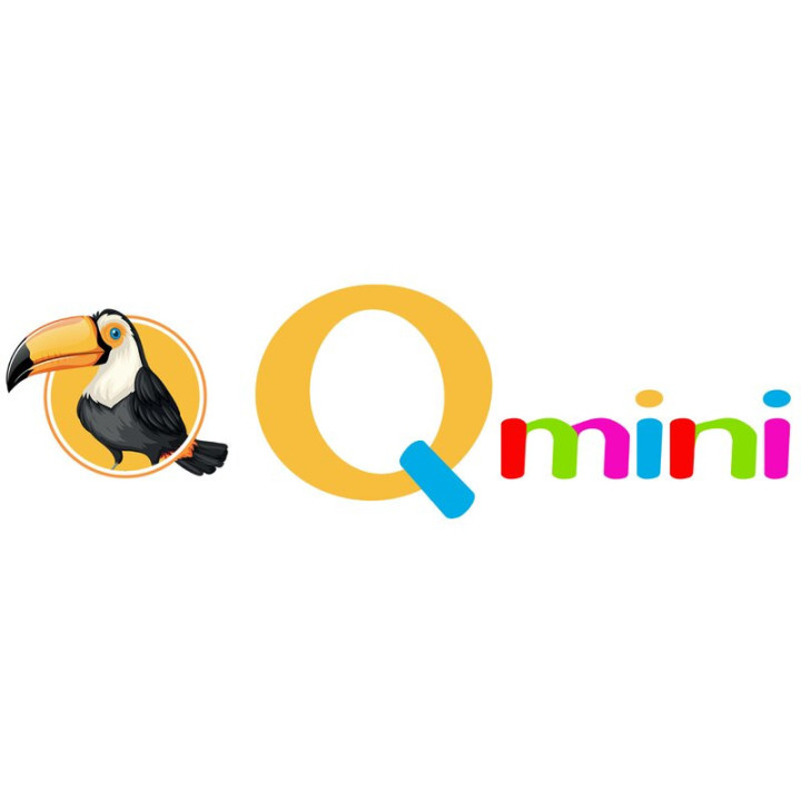 BN-6426972025133,Lenjerie pat junior cu 3 piese, Qmini, Cu cearceaf 160x80 cm, Din bumbac certificat Oeko Tex Standard 100, Cu p