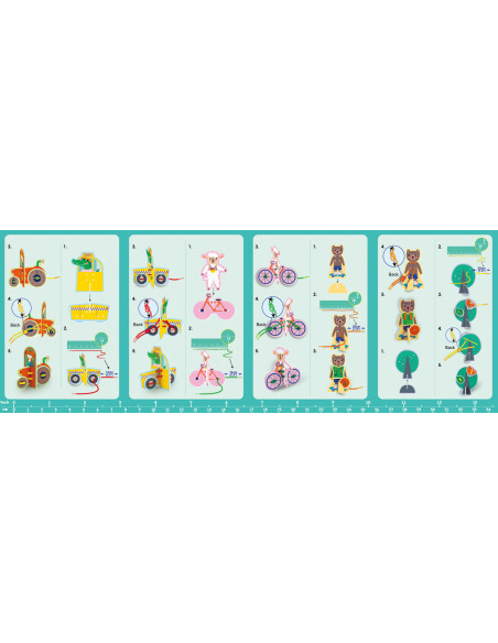 CH231915,Set de joaca creativa si libera, portabil - Orasul Animalelor