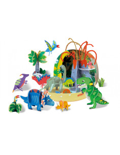 CH231894,Set de joaca creativa DIY, portabil - Lumea Dinozaurilor 2