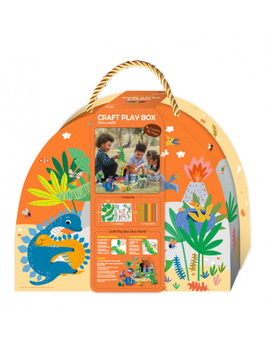 CH231894,Set de joaca creativa DIY, portabil - Lumea Dinozaurilor