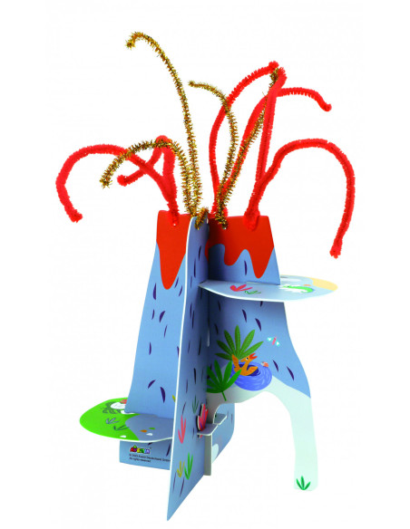 CH231894,Set de joaca creativa DIY, portabil - Lumea Dinozaurilor