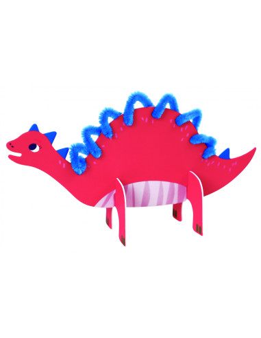 CH231894,Set de joaca creativa DIY, portabil - Lumea Dinozaurilor