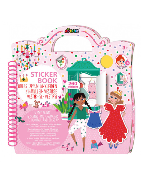 STB230006,Carte cu activitati si abtibilduri repozitionabile - Moda si Design