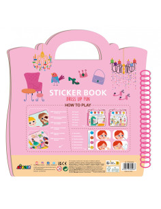 STB230006,Carte cu activitati si abtibilduri repozitionabile - Moda si Design 2