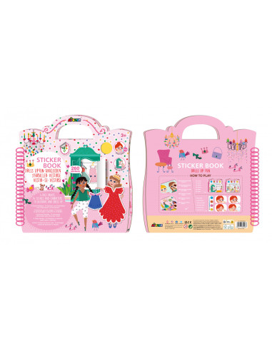 STB230006,Carte cu activitati si abtibilduri repozitionabile - Moda si Design