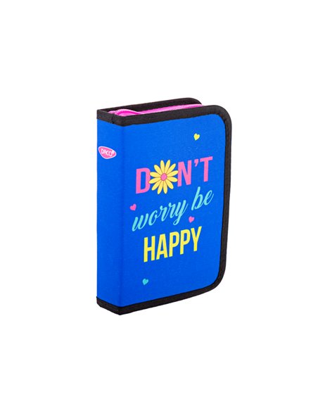 Penar neechipat 1 fermoar 2 extensii Daco PE1946, Be happy