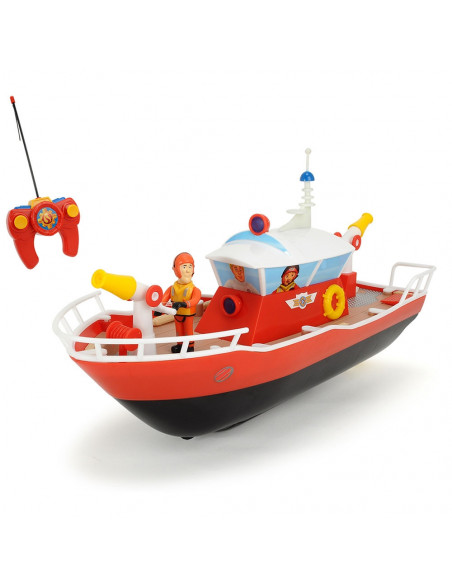 Barca Dickie Toys Fireman Sam Titan cu telecomanda si figurina Barca Dickie Toys Fireman Sam Titan cu telecomanda si figurina