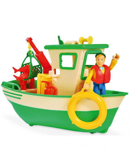 Barca Simba Fireman Sam Charlies Fishing Boat cu