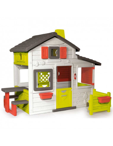 Casuta pentru copii Smoby Friends Playhouse cu