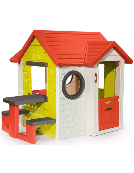 Casuta pentru copii Smoby My House cu masuta picnic,S7600810401