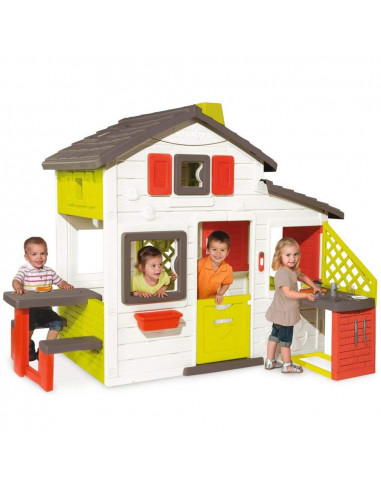 Casuta pentru copii Smoby Friends Playhouse cu