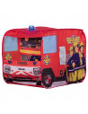 Cort de joaca John Fireman Sam Fire Truck Sam cu girofar