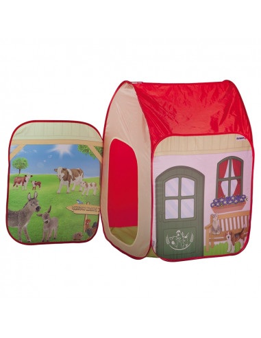 Cort de joaca John Farm cu figurina Schleich 72x72x105