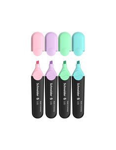 Textmarker Schneider Job Pastel, 4 Buc/Set 2