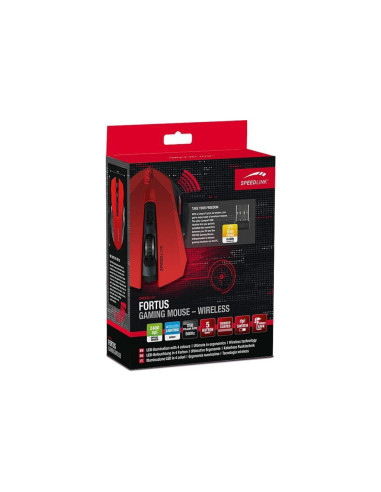 SL-680100-BK-01,MOUSE GAMING SPEEDLINK FORTUS WIRELESS BLACK "SL-680100-BK-01" (include TV 0.18lei)