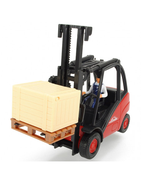 Stivuitor Dickie Toys Cargo Lifter cu accesorii,S203742005