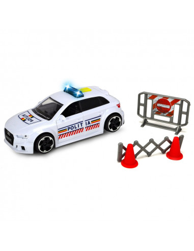 Masina de politie Dickie Toys Audi RS3 cu