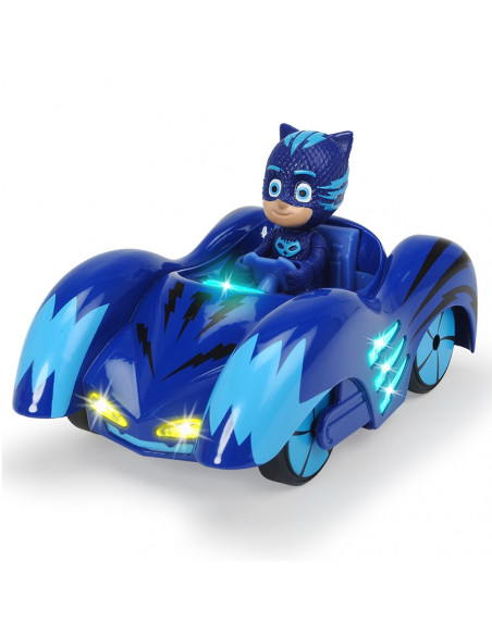 Masina Dickie Toys Eroi in Pijama Mission Racer Cat-Car cu Masina Dickie Toys Eroi in Pijama Mission Racer Cat-Car cu