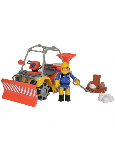 ATV Simba Fireman Sam, Sam Mercury Snow Quad cu lama de zapada