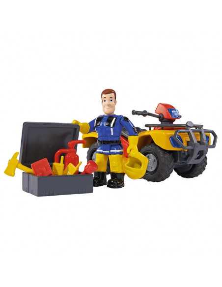 ATV Simba Fireman Sam, Sam Mercury Quad cu figurina Sam si