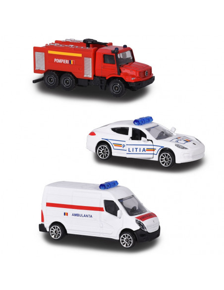 Set Majorette 3 masinute SOS,S212057261028